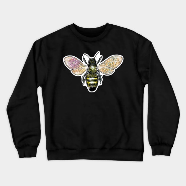 Dark Bee Crewneck Sweatshirt by SunnyDaysNH